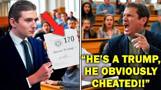 Liberal Professor Dares Barron Trump to an IQ Test – Faces Embarrassing Defeat!