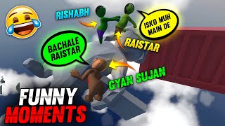 Raistar With GyanSujan World Best Funny Moments 😂🤣 Game Part -3 | Human: Fall Flat