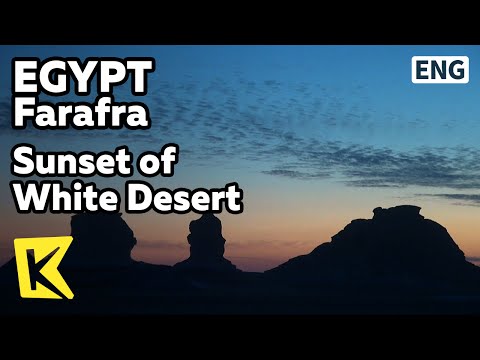 【K】Egypt Travel-Farafra[이집트 여행-파라프라]백 사막의 석양/White Desert/Sunset/Drive