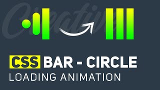 Awesome Circle to Bar Loading Animation | Loading Animation Tutorial