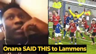 Andre Onana reacts to Senne Lammens’ crazy performance vs Everton
