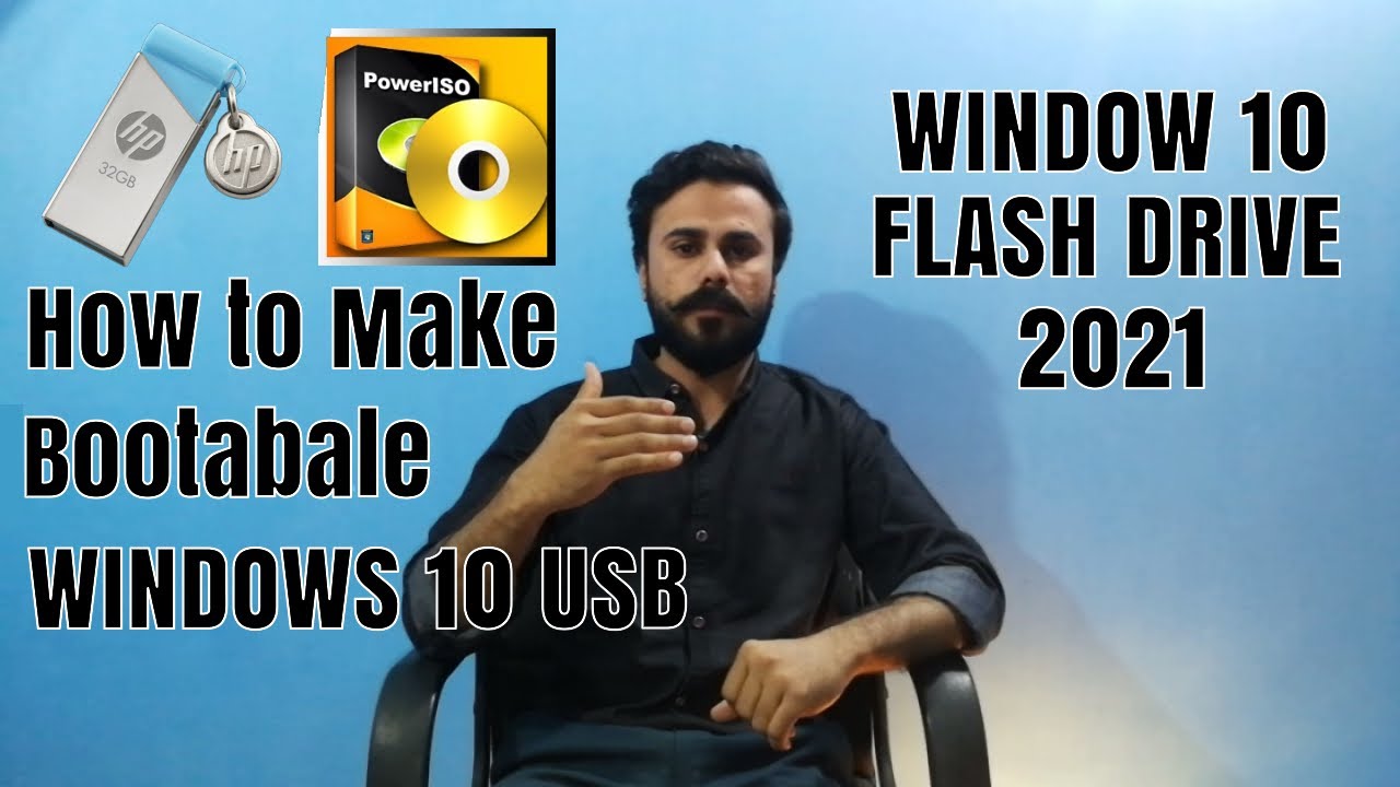 How to Create bootable USB Drive using Power ISO Windows 7, 8, 10 ...