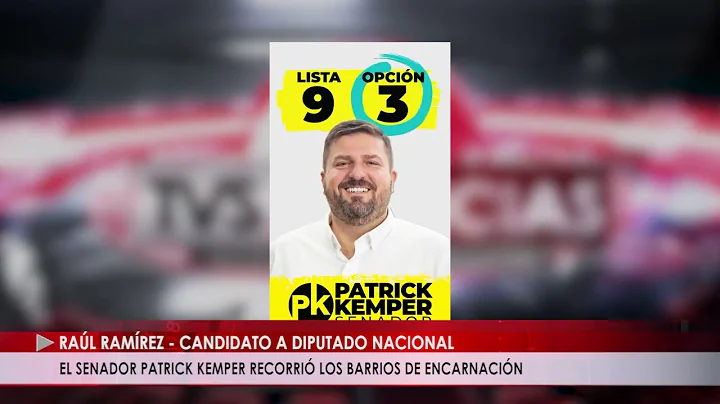 PATRICK KEMPER RECORRI LOS BARRIOS DE ENCARNACIN A...