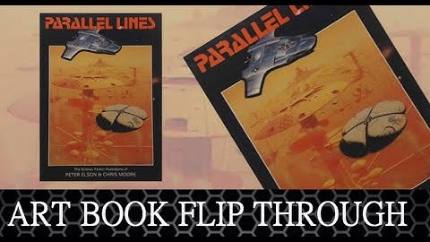 Chris Moore and Peter Elson - Science Fiction Art . ART BOOK FLIP THROUGH