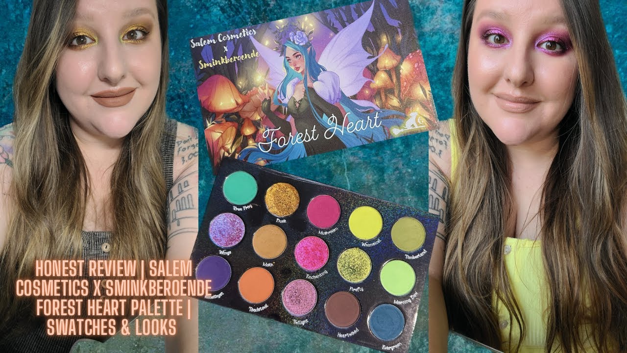 HONEST REVIEW | SALEM COSMETICS X SMINKBEROENDE FOREST HEART PALETTE ...