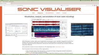 Sonic Visualiser Installation und Plugins