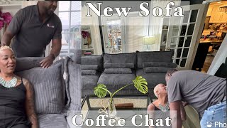 New Sofa Review || Feat Linsy Home || Now What Do I Do Since mama movedplus || New Jewelry