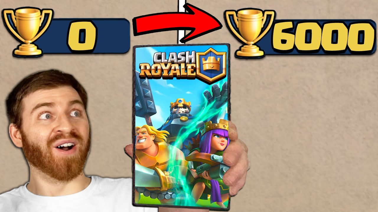 ⁣Clash Royale 0 to 6000 Trophies in ONLY 10 HOURS on New Account!