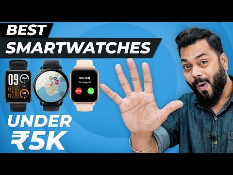 Top 5 Best Smartwatches Under ₹5000 In 2022⚡Bluetooth Calling, GPS, AMOLED &