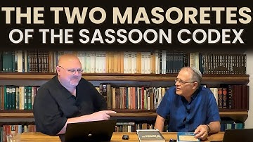 The Two Masoretes of the Sassoon Codex