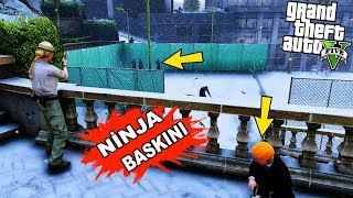 Si̇yah Ni̇njalar Evi̇mi̇zi̇ Basti - Gta 5 Zombi̇ Modu