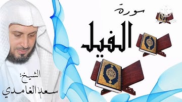 سورة الفيل / الشيخ سعد الغامدي  Surat Al-Fil / Sheikh Saad al-Ghamidi