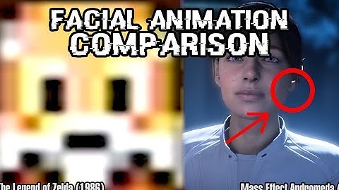 Comparison | Mass Effect: ANDROMEDA vs. The Legend Of Zelda | Facial Animations