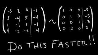 Row Reduction Part 2/2: How to Get Faster [Passing Linear Algebra] screenshot 4