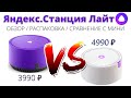 Яндекс Станция Лайт с Алисой / Распаковка / Обзор / VS Мини