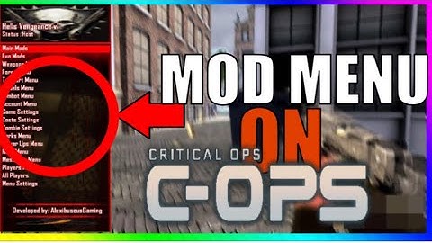 🔌Critical ops Mod Menu🔌v315{aimbot, radar, rapid fire, etc}