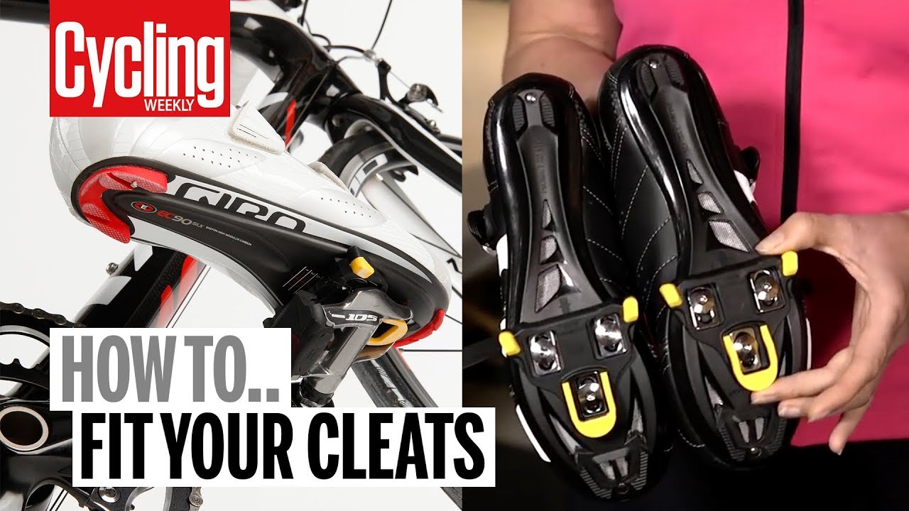 fitting shimano cleats