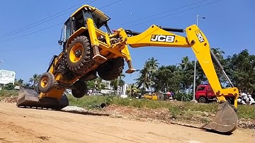 New JCB 3DX plus First Time Making Pond for Fish Farm in Started with the Pooja | jcb video
