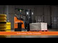 Fox robotics  automated trailer unloader forklift