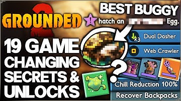 Grounded 2 - Unlock Orb Weaver Buggy, OP Unique Weapons & More - 19 Secrets, Unlocks & Tips Guide!