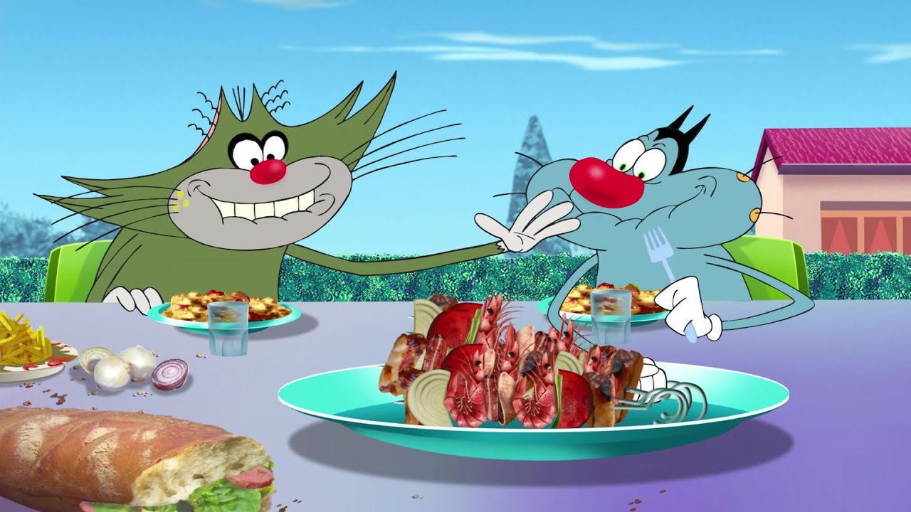  Oggy and the Cockroaches  FOOD ONLY  Hindi Cartoons for Kids