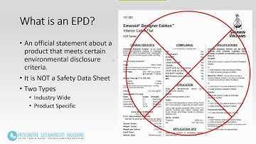 Understanding Environmental Product Declarations (EPDs) and LEED