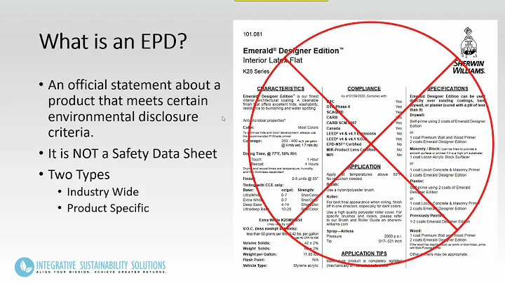 Understanding Environmental Product Declarations (EPDs) and LEED