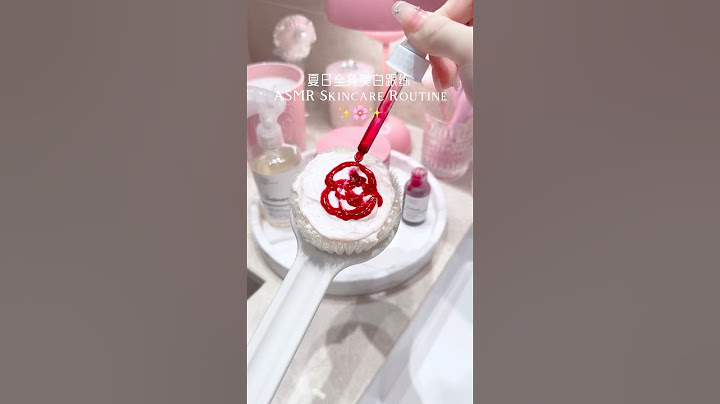 ASMR skincare routine 💗#asmr #skincare #bodycare #selfcare #chinese #glassskin #koreanskincare #fy