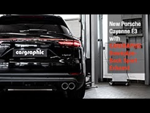 Sound CARGRAPHIC Downpipe-back Sport Exhaust System with electric