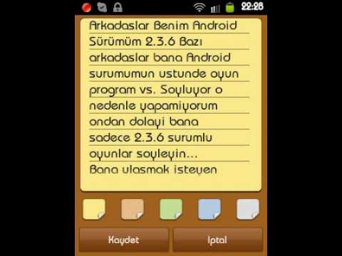 Android surum 2.3.6 surum oyuna hile olur...