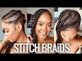 Vacation Hair | Feed-In Stitch Braids Tutorial