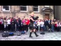 'We Will Rock You' on a bagpipe
