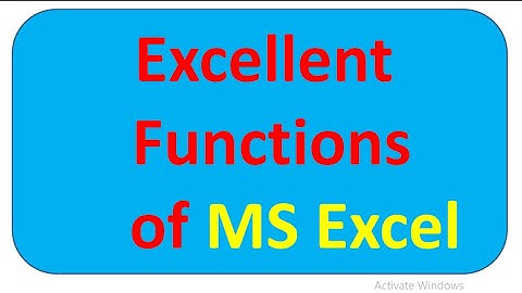 Excellent Tricks & Tips of Microsoft Excel | MS Excel tricks & Tips | MS Excel Functions
