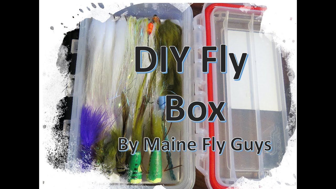 Diy Fly Box For Large Bass Flies Under 10 Youtube
