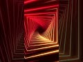 Vertical Video   twisting red and gold glowing neon light beams abstract background animation #vj