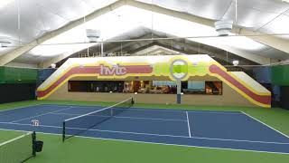 WOW what a Difference with 522 Watt Triangular LED Unistrut Mount at Huron Valley Tennis