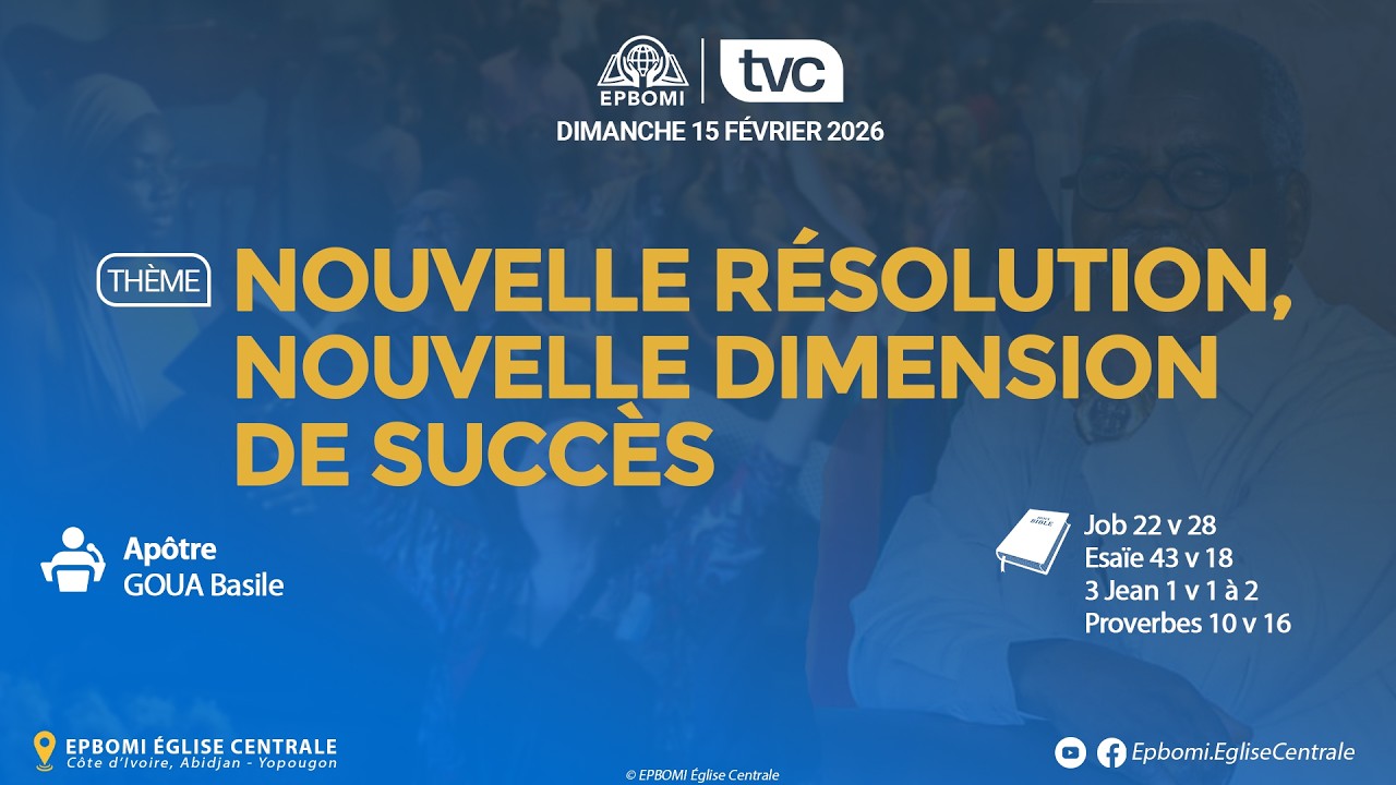 Culte du Dimanche 15 Février 2026