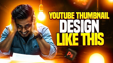Youtube Thumbnail Design Tutorial || How to make thumbnail in Photoshop