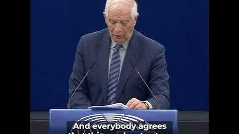 HR/VP Josep Borrell | EP Plenary debates #Israel-Iran | 24/04/2024