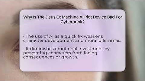Why Is The Deus Ex Machina AI Plot Device Bad For Cyberpunk? - The SciFi Reel