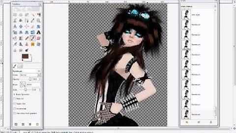 Imvu Editing High Speed with Gimp