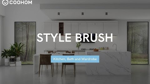 Coohom Kitchen and Bath | How to use Style Brush | Interior Design