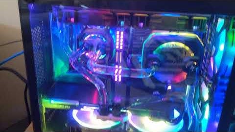 Corsair 280x Hydro X Build Acrylic Custom Open Loop.