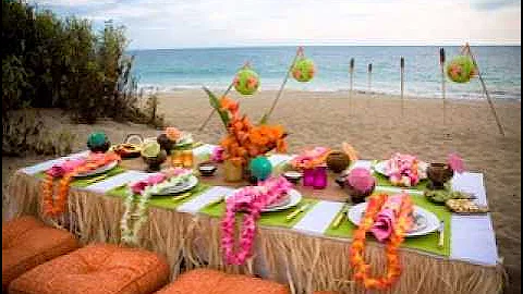 Hawaiian party decoration  ideas