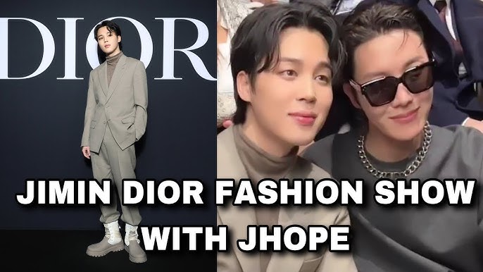 JIMIN & J-HOPE : THE DIOR HOMME MENSWEAR FALL-WINTER 2023-2024