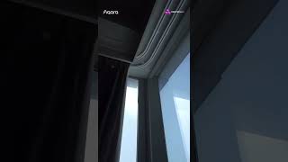 Tap on Apple HomeKit and watch curtains glide open —luxury automation with Aqara Curtain Controller.