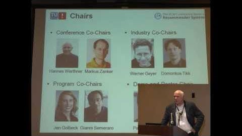 RecSys 2014 Closing and Sneak Peak at RecSys 2015