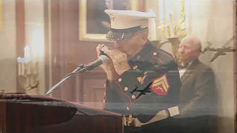 96 Year Old Marine's Harmonic Tribute (2019)