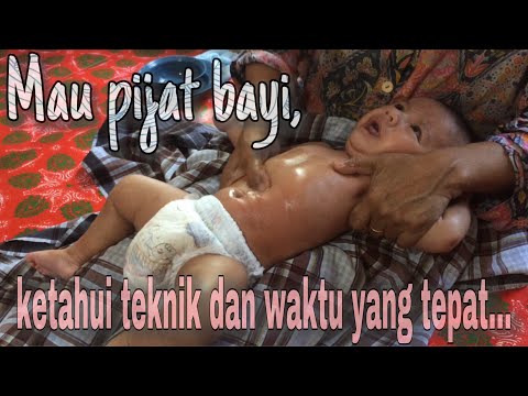 Cara Pijat Bayi Bareng Dede Lucky Dan Mbah Kana || Cara Memijat Bayi Agar Cepat Tidur