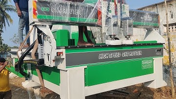 Double head cnc router  loading to JANGAREDDY GUDEM